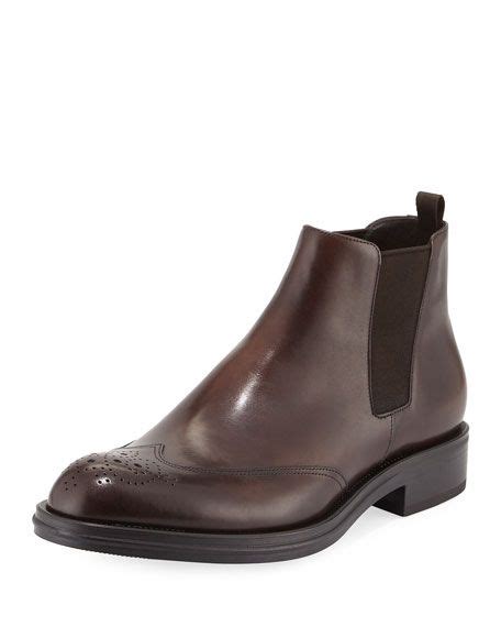 prada burnished leather chelsea boots|Prada Chelsea boots suede.